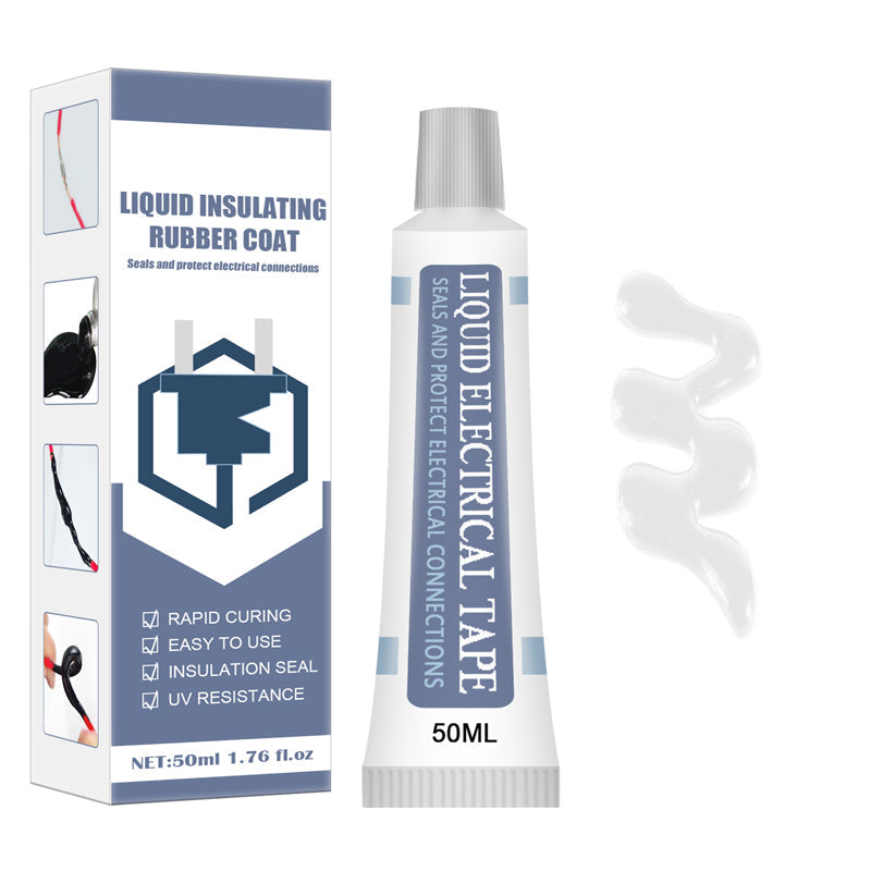 Gluschwein - Wasserdichtes Und Hochtemperaturbeständiges Flüssiges Dichtmittel weiß 50ml 1pcs