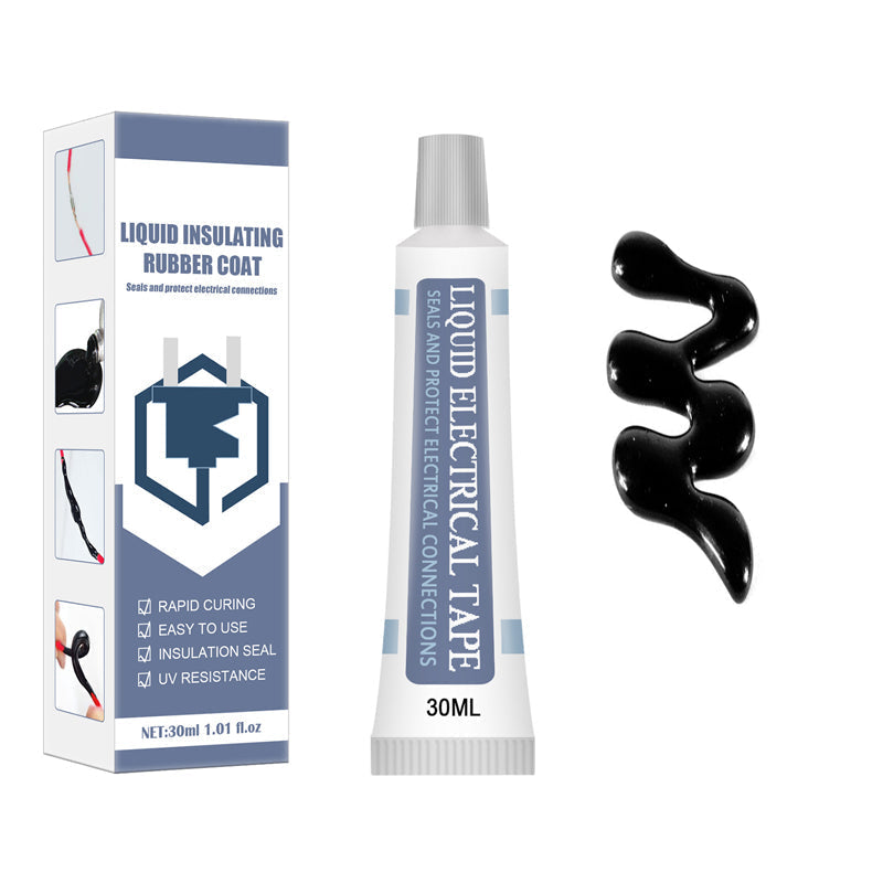 Gluschwein - Wasserdichtes Und Hochtemperaturbeständiges Flüssiges Dichtmittel schwarz 30ml 1pcs