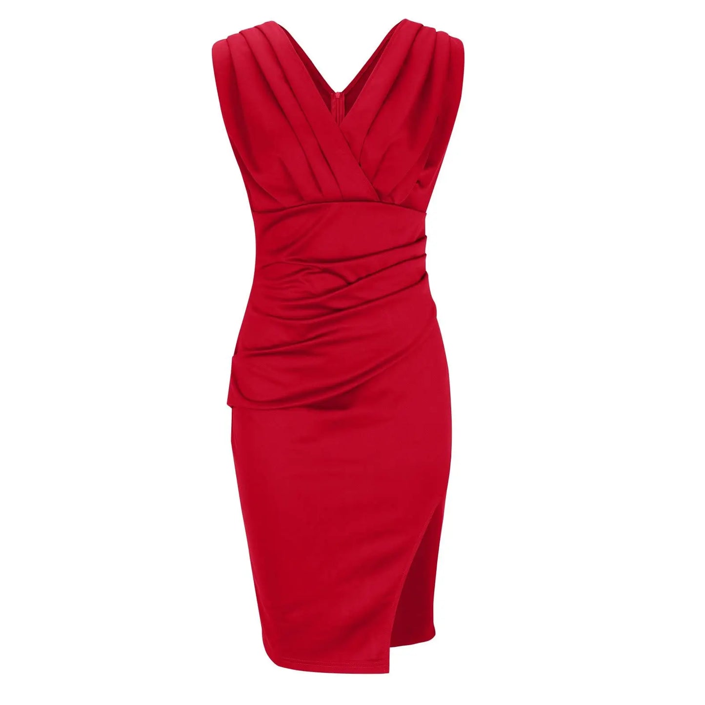 Gluschwein - Zoe - Ärmelloses Kleid mit V-Ausschnitt