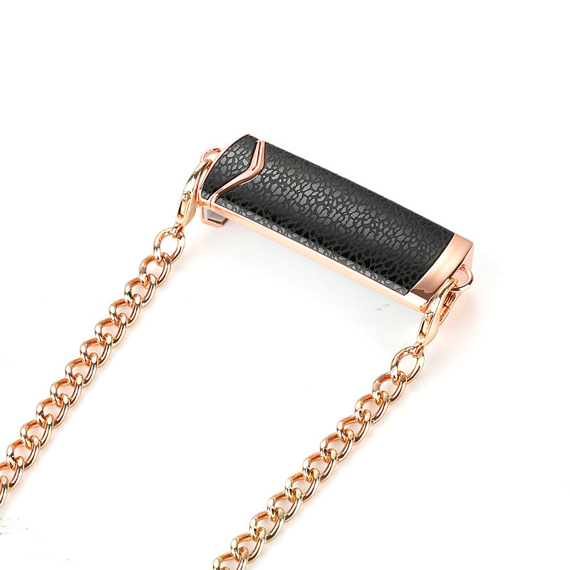 Gluschwein - Universelle Umhängekordel für Telefon Schwarz+Goldkette