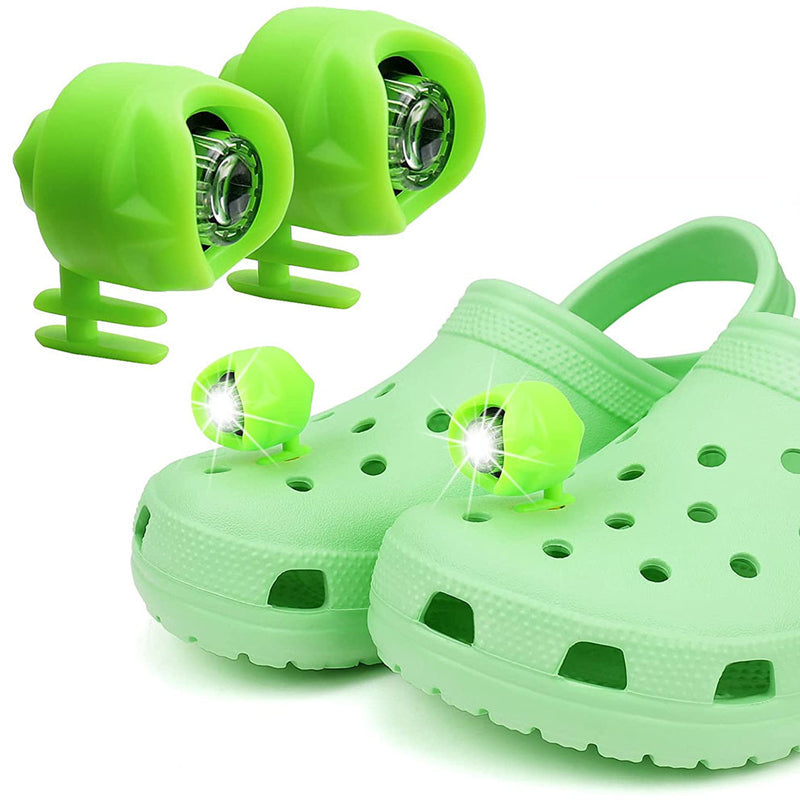 Gluschwein - Schuhlicht dekorative Beleuchtung Grün 2 Stück