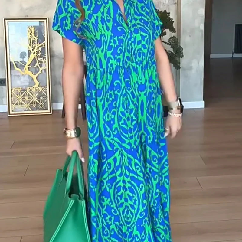 Jubilee – Vestido holgado de corte A con estampados