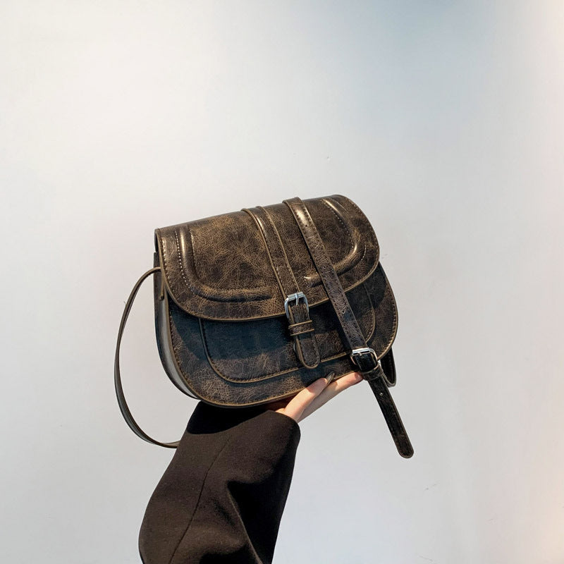 Sac à bandoulière sac de selle rétro