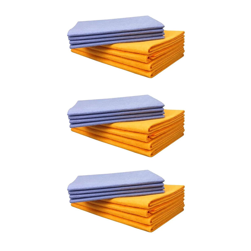 Chiffon de nettoyage absorbant, chiffons de nettoyage non tissés multi-usages (8 pièces)