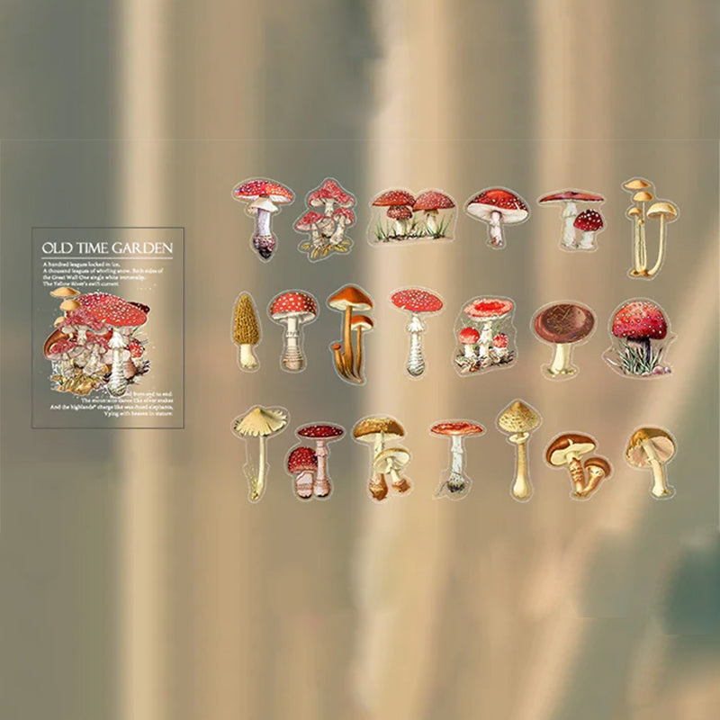 Gluschwein - PET-Aufkleber-Set der Memory Garden-Serie Stil E