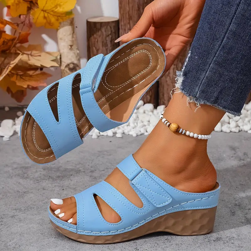 Rowella - Sandales compensées élégantes à brides