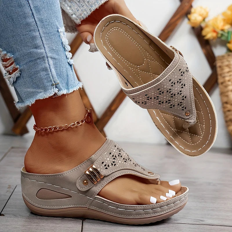 Tiara | Sandales compensées élégantes