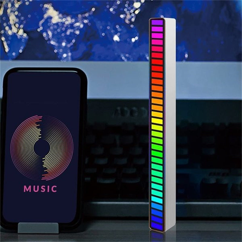 Gluschwein - Kabellose Soundaktivierte RGB-Lichtleiste