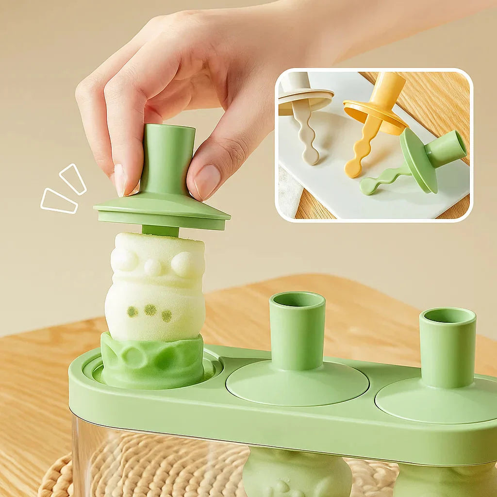 Silikonform für hausgemachtes Eis – sauber & kinderleicht