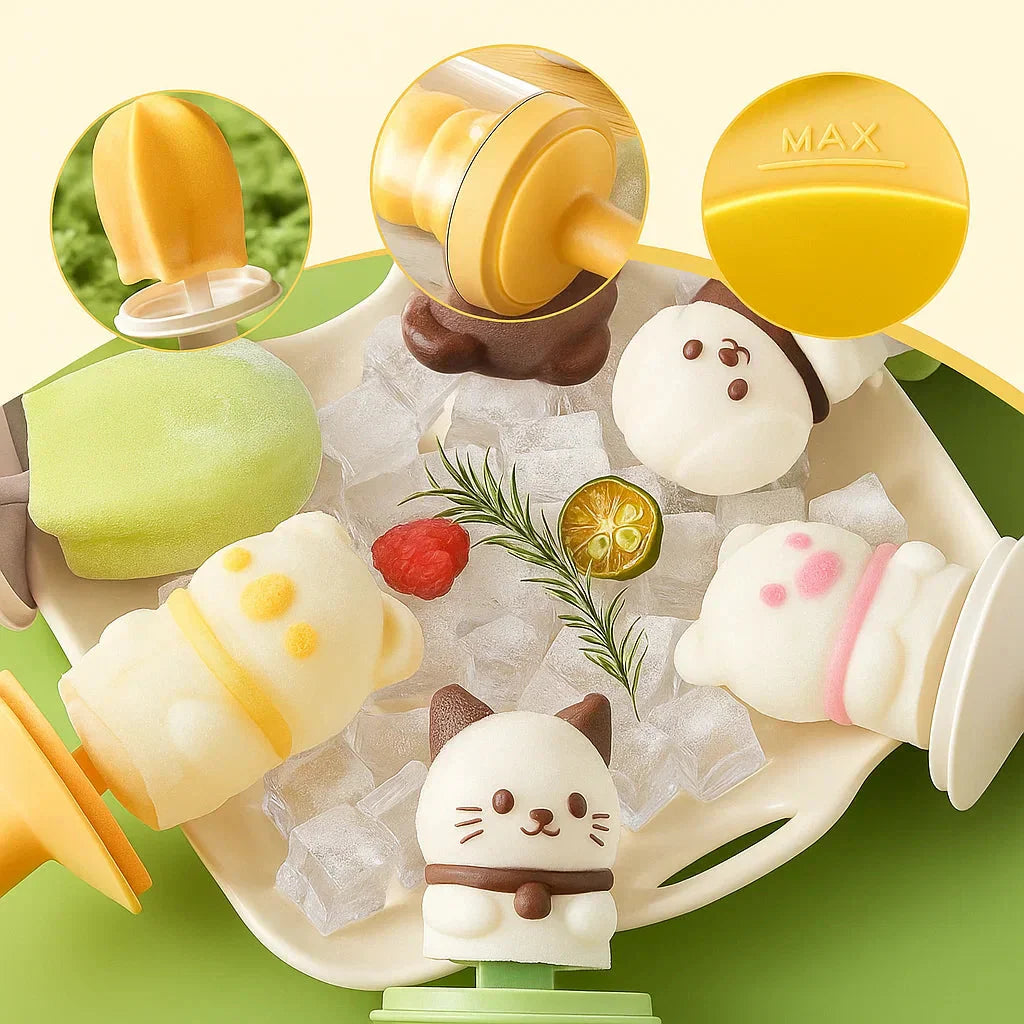 Silikonform für hausgemachtes Eis – sauber & kinderleicht