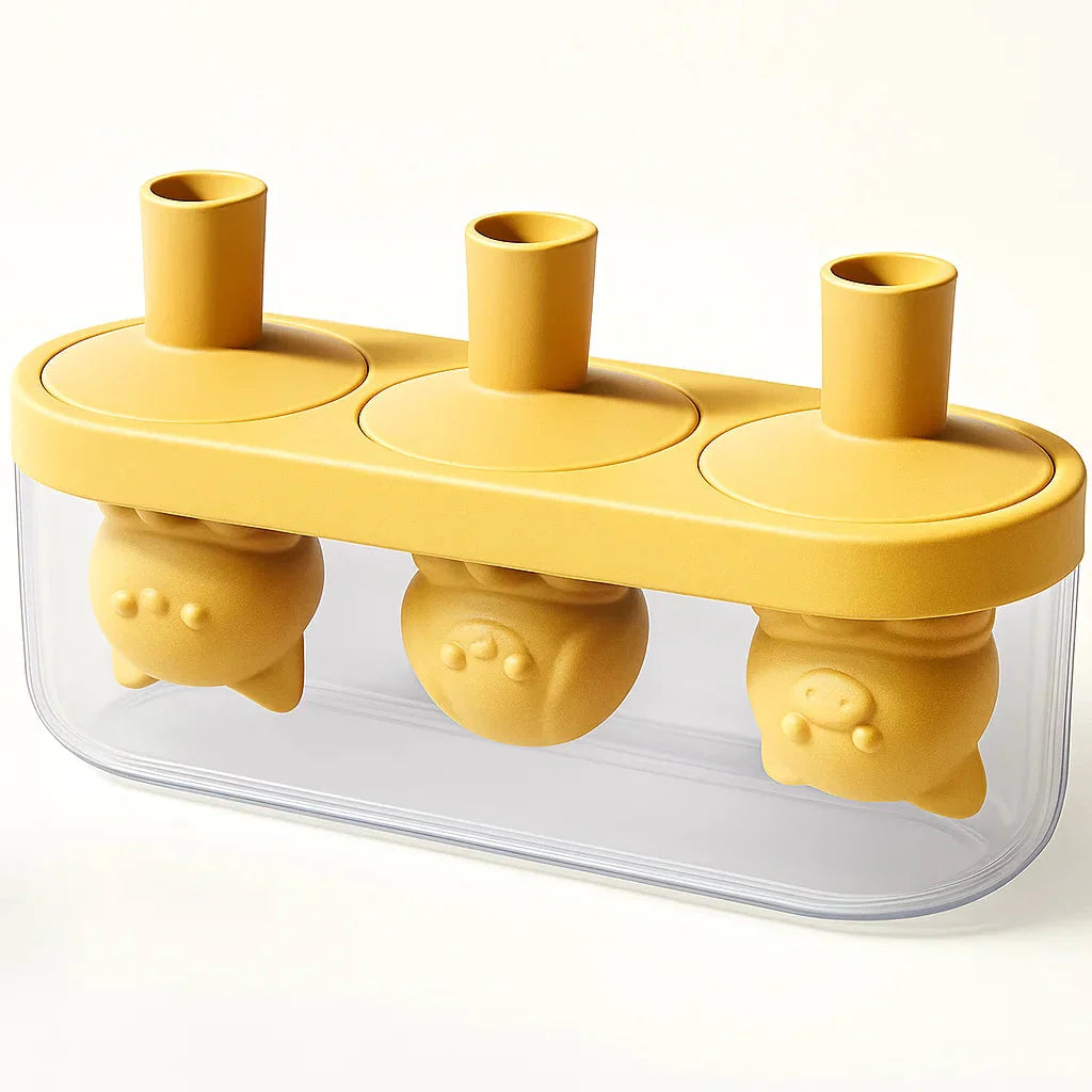 Silikonform für hausgemachtes Eis – sauber & kinderleicht