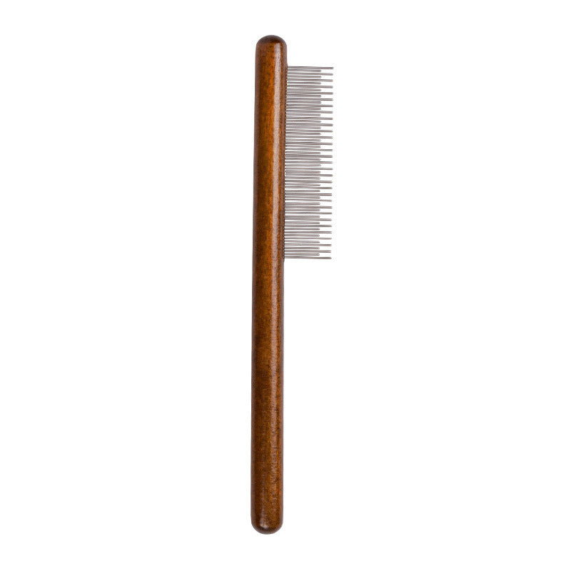 Gluschwein - Pet Knot Comb with Wooden Handle