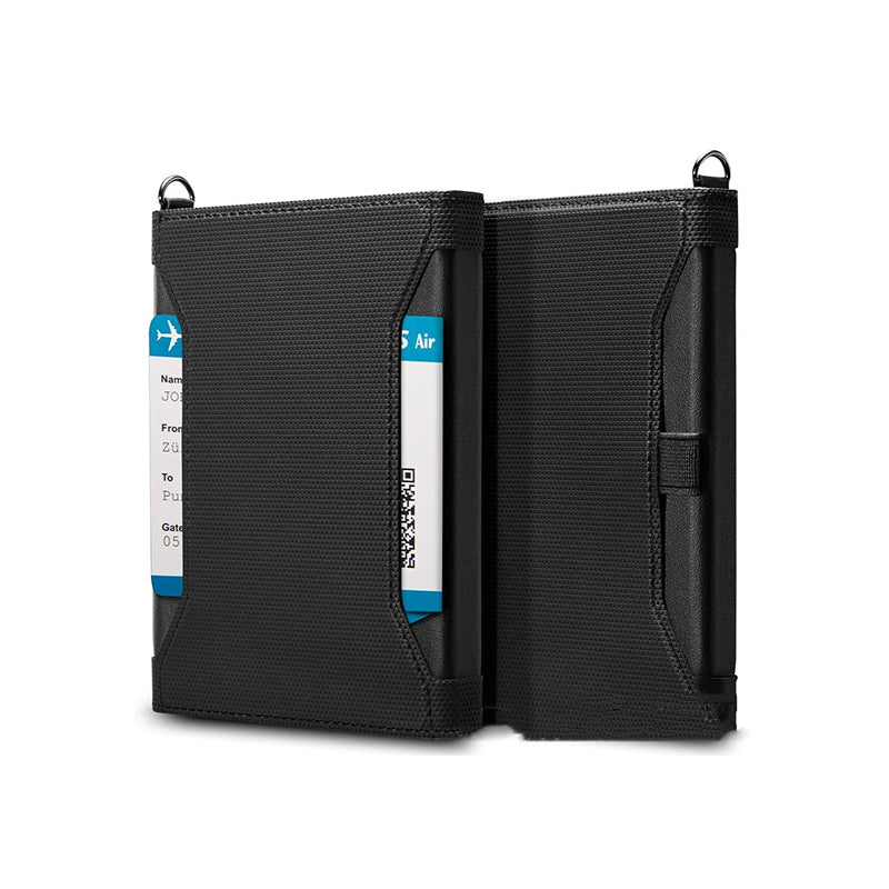 Porte-passeport court élégant, durable et multifonctionnel pour hommes
