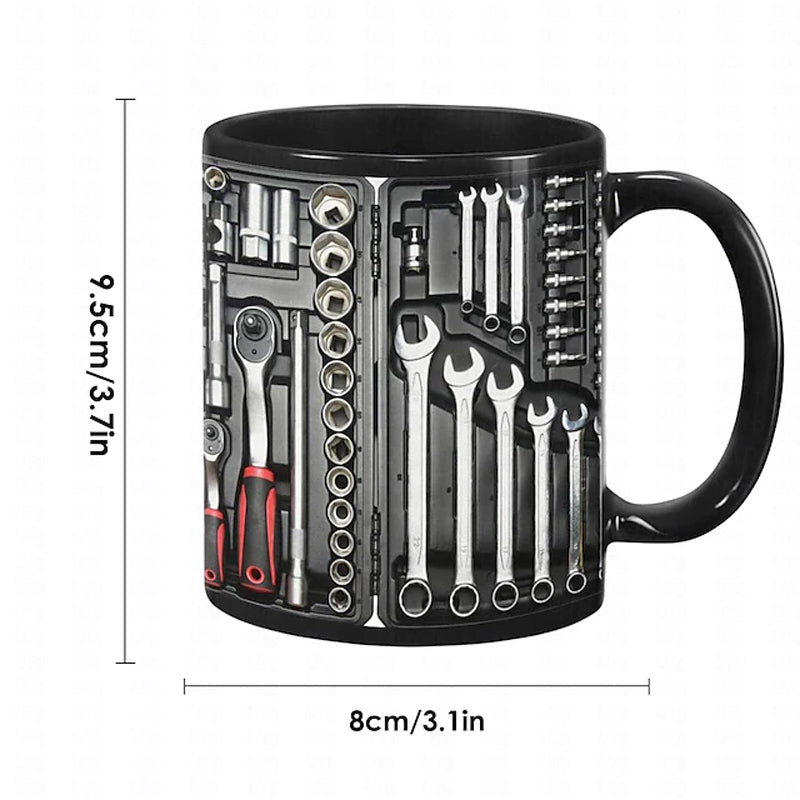 Gluschwein - 3D-Mechaniker-Werkzeugkasten-Set Becher