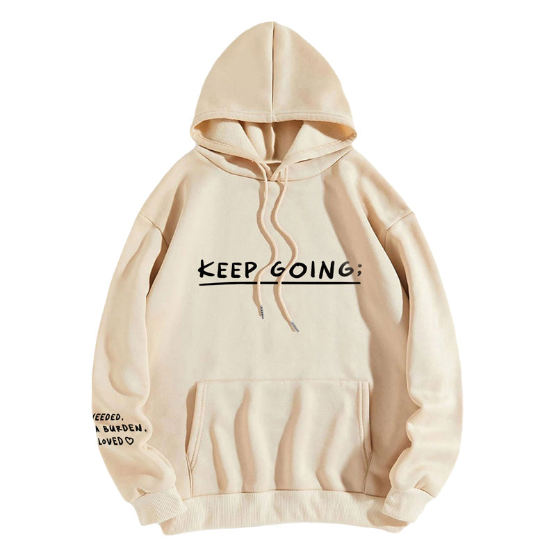 Gluschwein - Sweatshirt '100 Gründe, am Leben zu bleiben'.