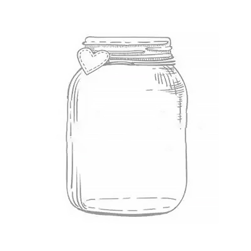 Gluschwein - Transparentes Lesezeichen mit getrockneten Blumen