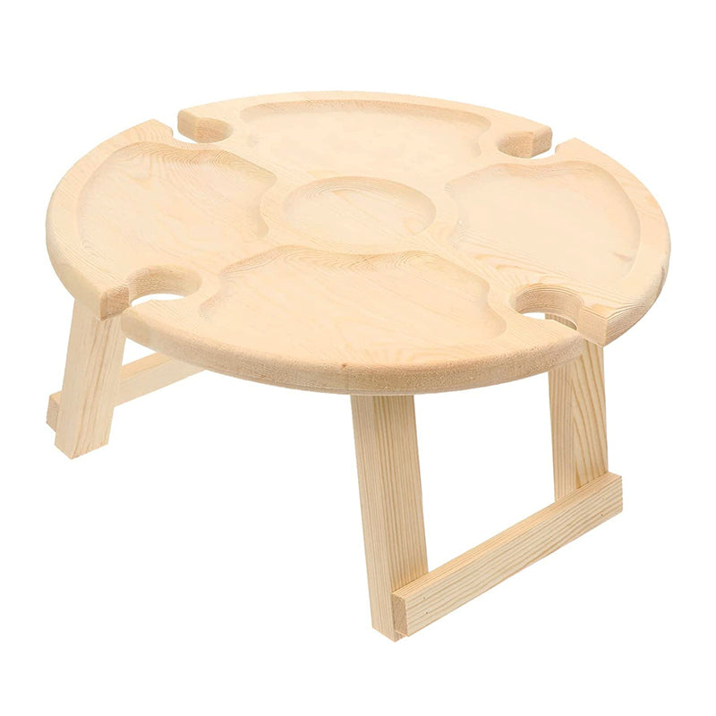 Gluschwein - Klappbarer Picknicktisch aus Holz