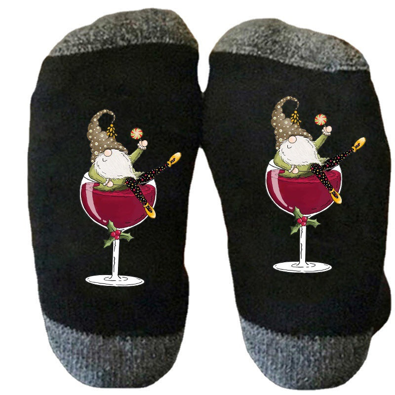 Gluschwein - 🧦Weinglas Unisex Crew Socken🧦
