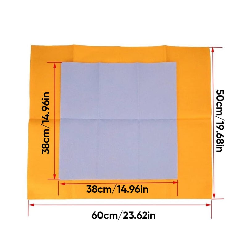 Chiffon de nettoyage absorbant, chiffons de nettoyage non tissés multi-usages (8 pièces)