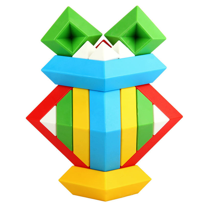 Gluschwein - Pyramiden, die Blöcke stapeln