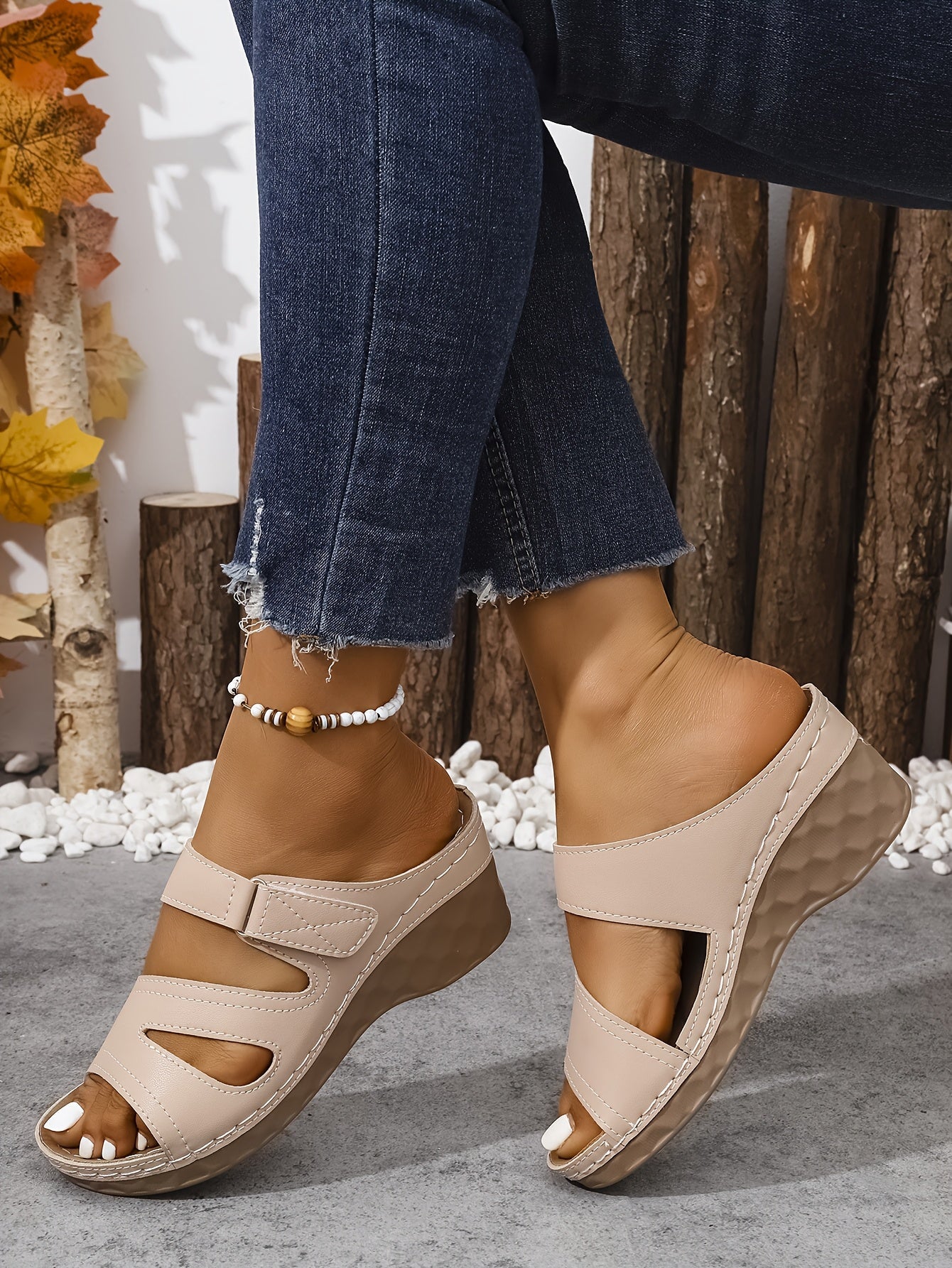 Rowella - Sandales compensées élégantes à brides