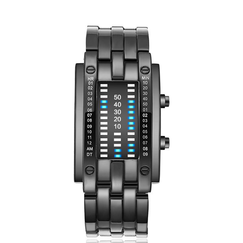 Gluschwein - Luxuriöse moderne Uhr Schwarz