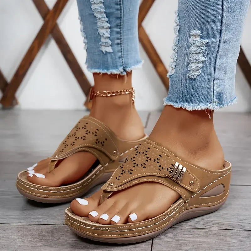 Tiara | Sandales compensées élégantes