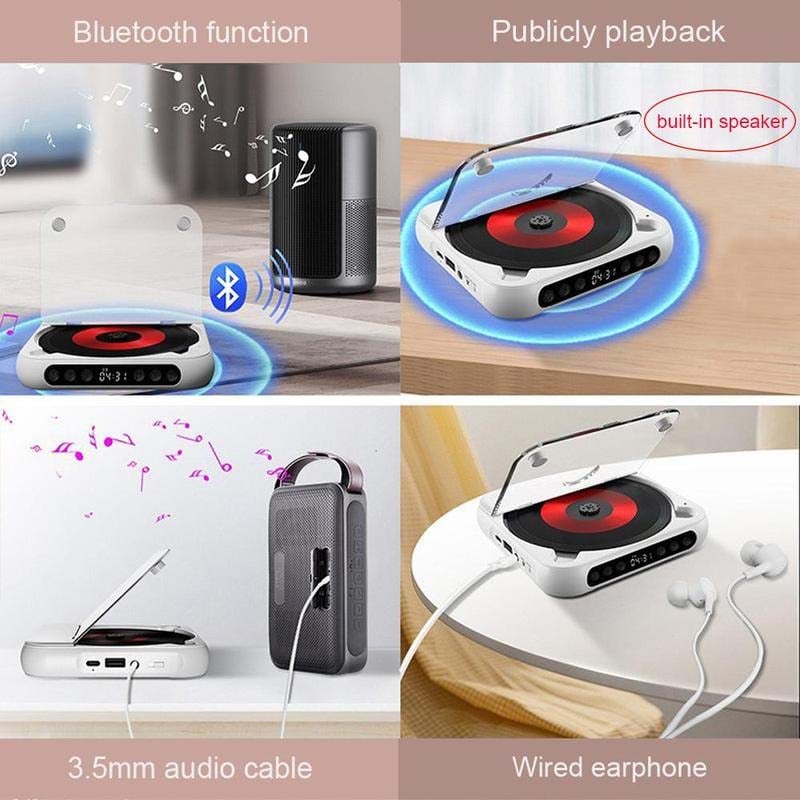 Lecteur CD portable compatible Bluetooth