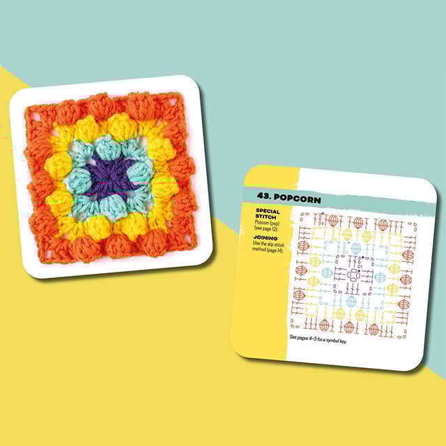 50 cartes au crochet à assortir