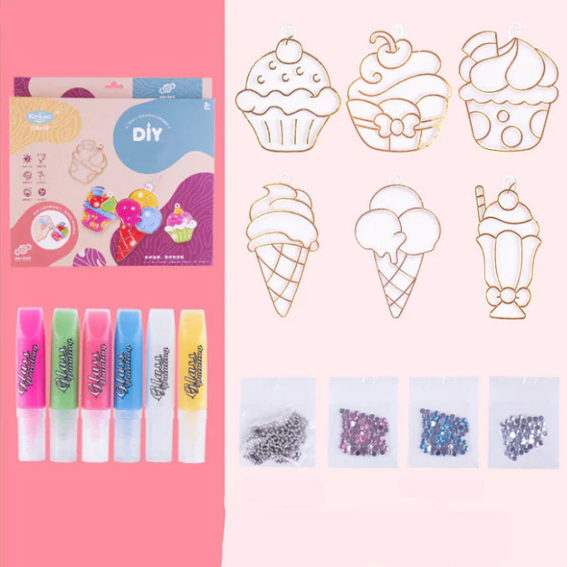 Gluschwein - DIY Kristallfarben-Kunst- und Bastelset DESSERT-REIHE