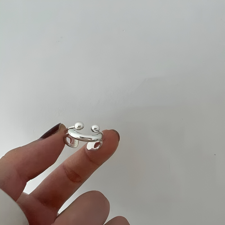50% RABATT TEMPORÄR | PositiviRing | Smiley Verstellbarer Ring