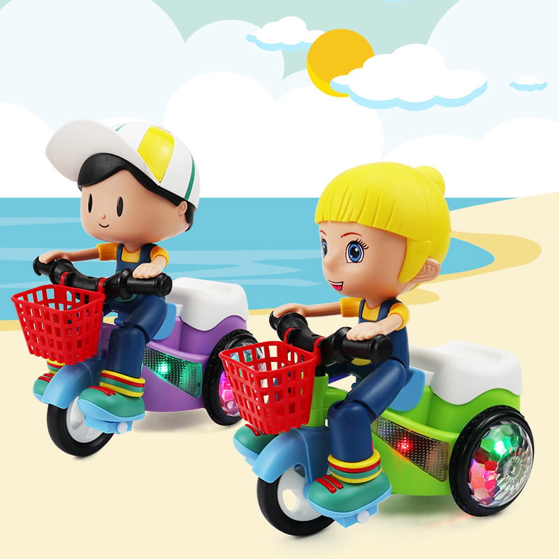 đ˛ 50% RABATT! đ Akrobatisches Kinder-Dreirad â 360° Drehung, Musik & Lichter â Sicher & langlebig fĂźr Kinder 1â4 â¨