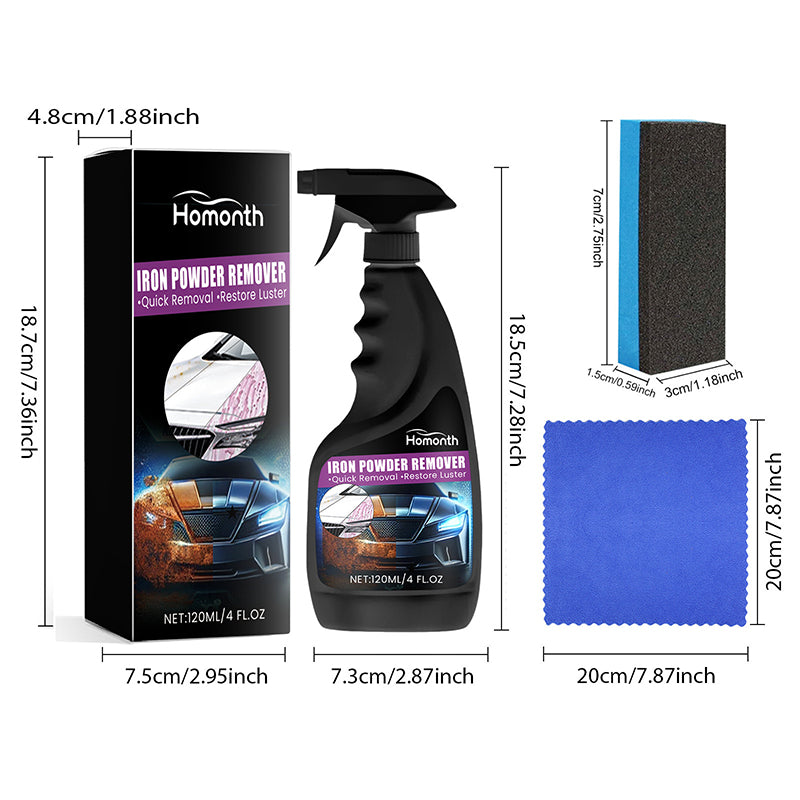 Effizientes Auto-Rostentfernungsspray-Set