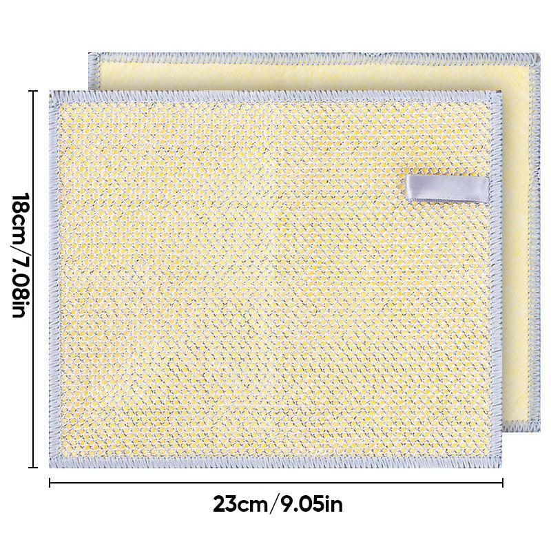 Chiffon de nettoyage en fil d'argent épais