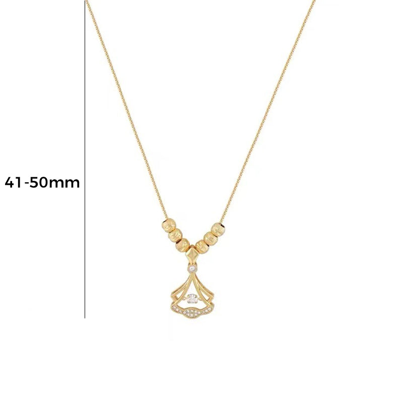 Gluschwein - Schicke Ginkgoblatt-Halskette