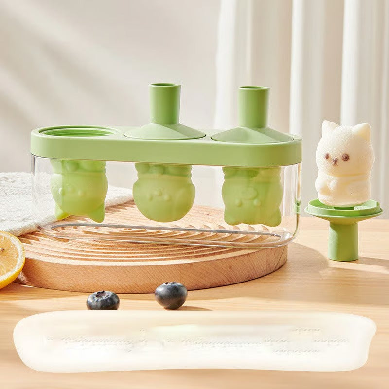 Silikonform für hausgemachtes Eis – sauber & kinderleicht