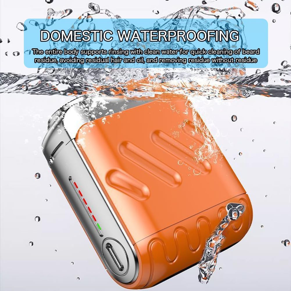 SwiftTrimâą - Mini Elektrischer Rotations-Dualring Taschenrasierer