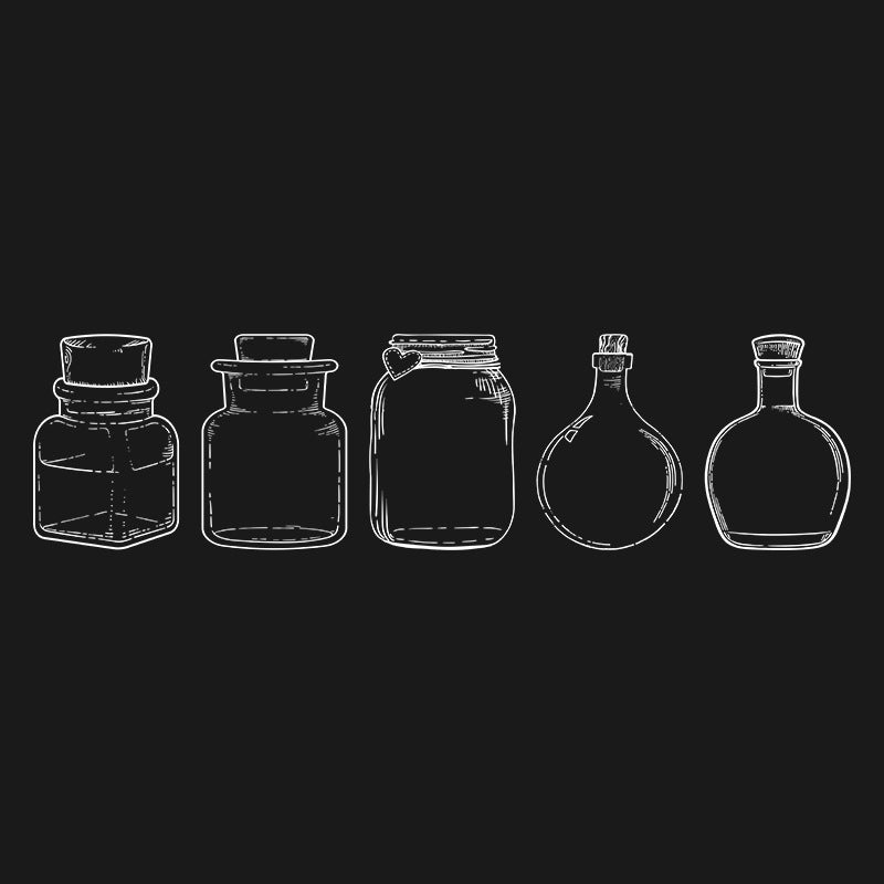 Gluschwein - Transparentes Lesezeichen mit getrockneten Blumen Glasflaschen B(🔥40 Stück)