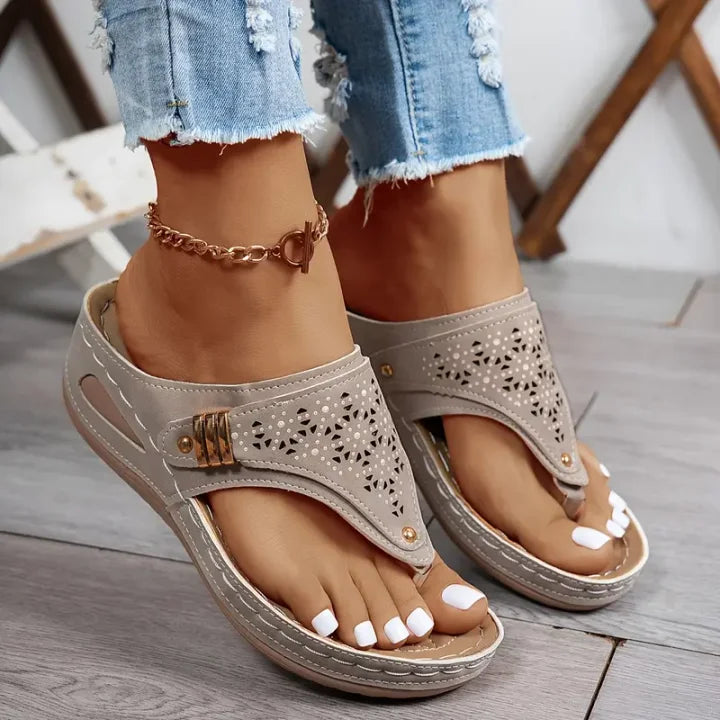 Tiara | Sandales compensées élégantes