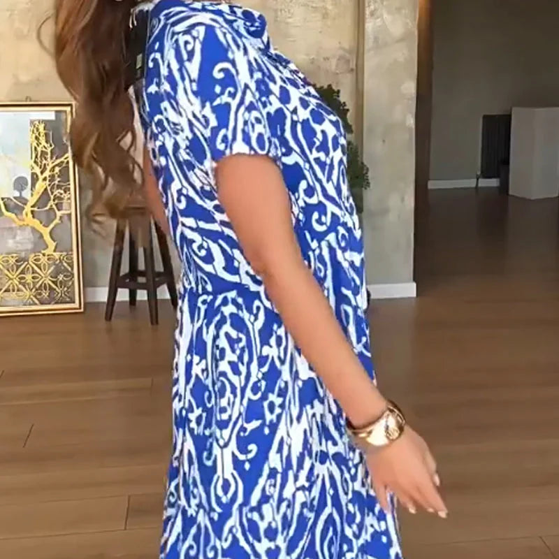 Jubilee – Vestido holgado de corte A con estampados