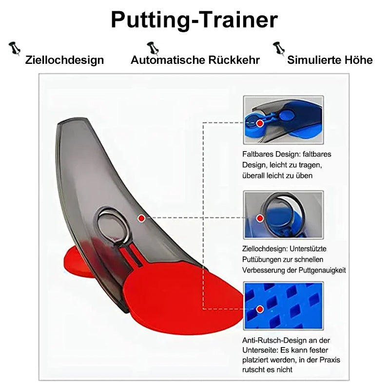 Gluschwein - Golf-Putting-Trainer (Automatischer Rückprall)