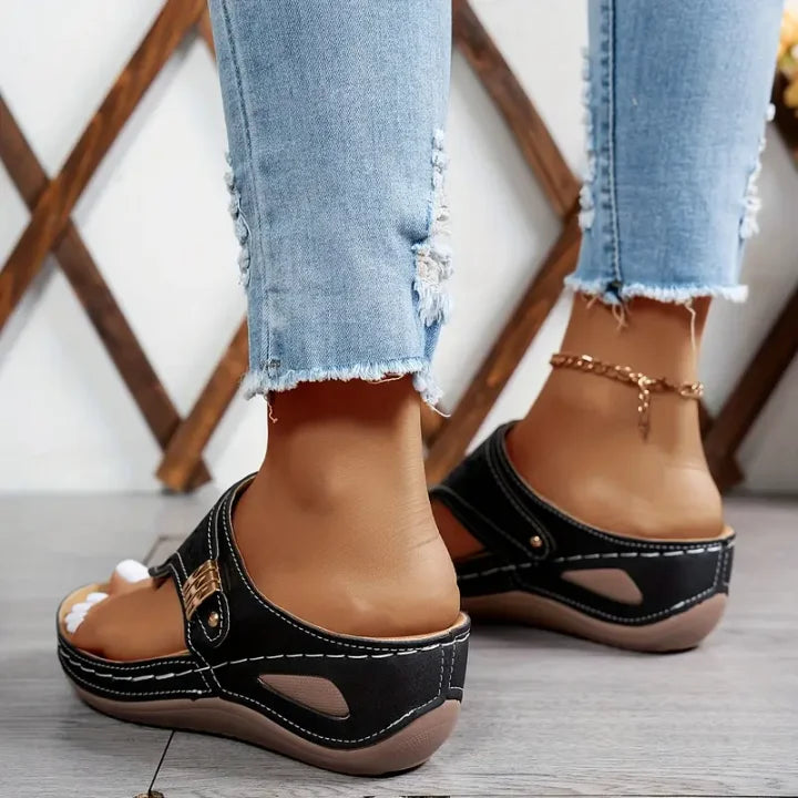 Tiara | Sandales compensées élégantes