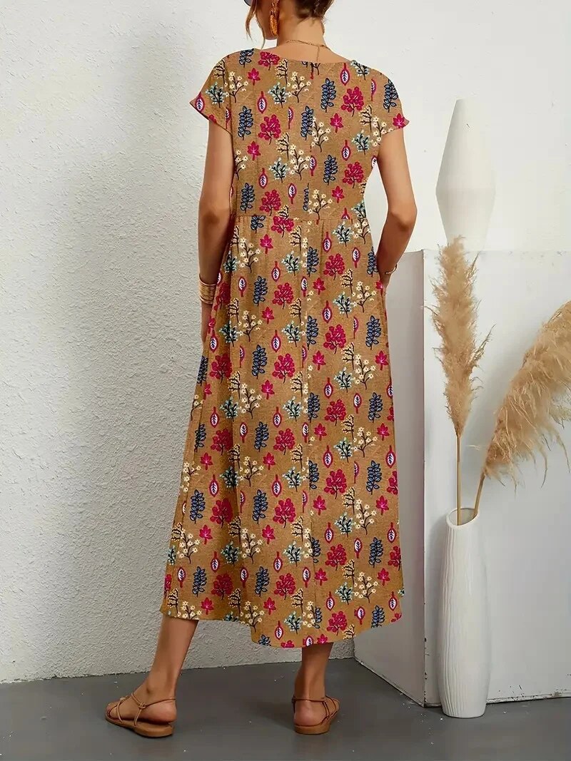 Alessia | Robe en coton, confortable et élégante