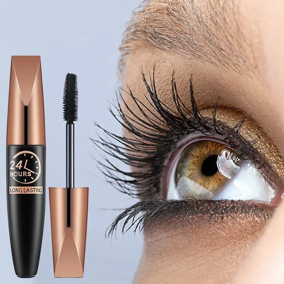 4D Seidenfaser Verlängernde Mascara | Wasserdicht. Volumenaufbauend. Vegan - 1 + 1 Gratis!