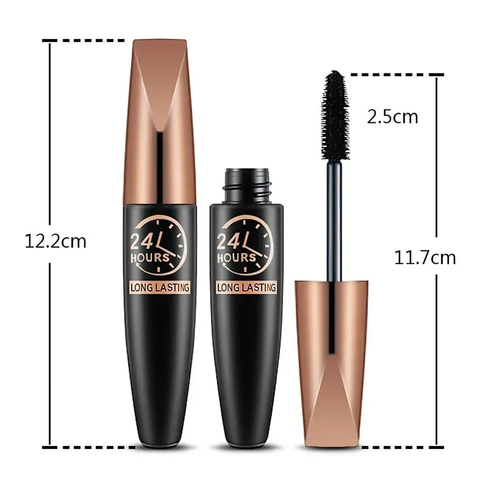 4D Seidenfaser Verlängernde Mascara | Wasserdicht. Volumenaufbauend. Vegan - 1 + 1 Gratis!