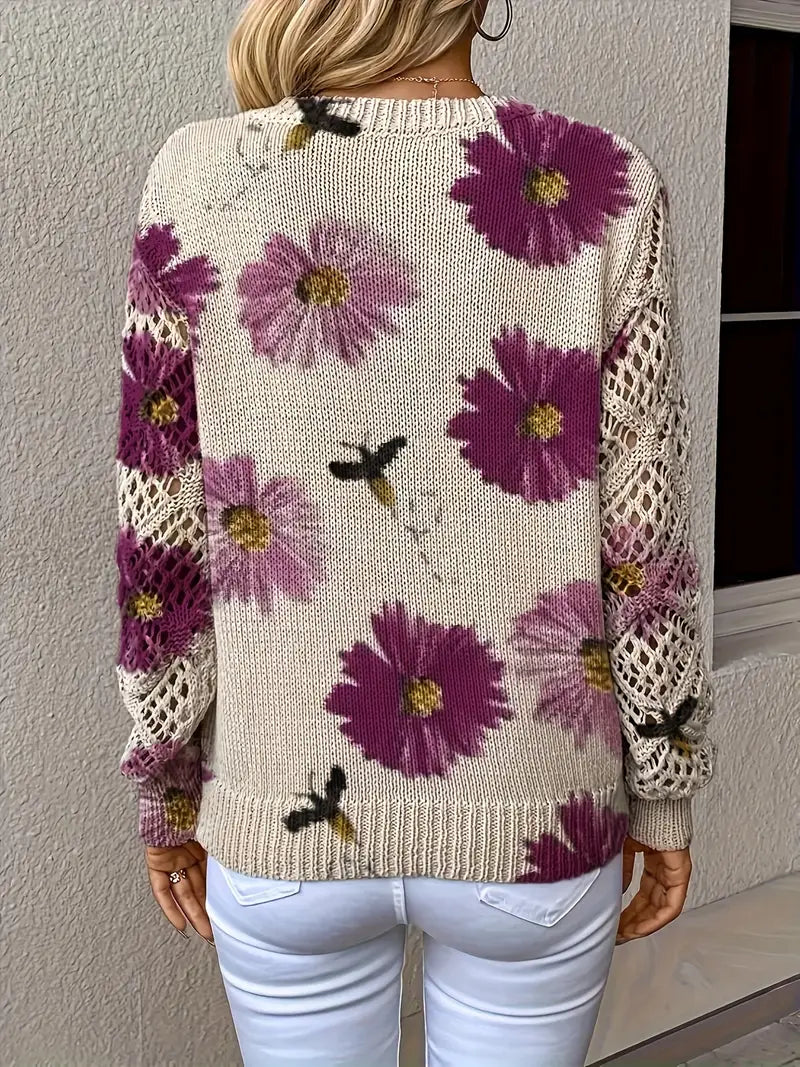 Tatyana - Stilvolle Strickjacke Mit V-Ausschnitt