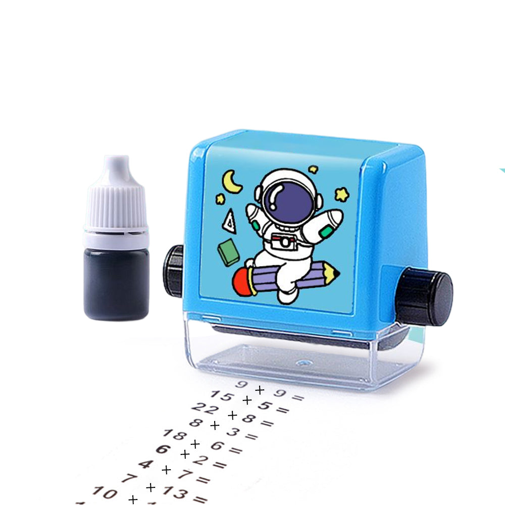 Gluschwein - Roller Digitaler Lehrstempel Multiplikation (blau)