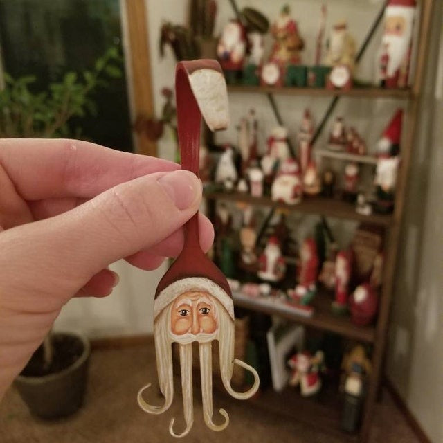 Fourchette à friser Décorations de Noël du Père Noël