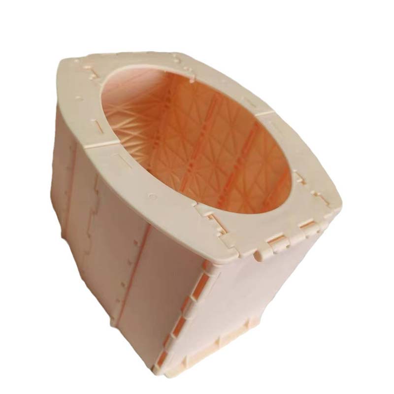 Inodoro portátil y plegable.