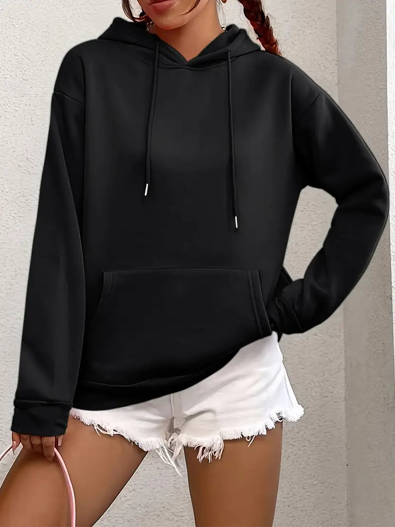 Vanora - Langarm Kapuzenpullover Mit Taschen